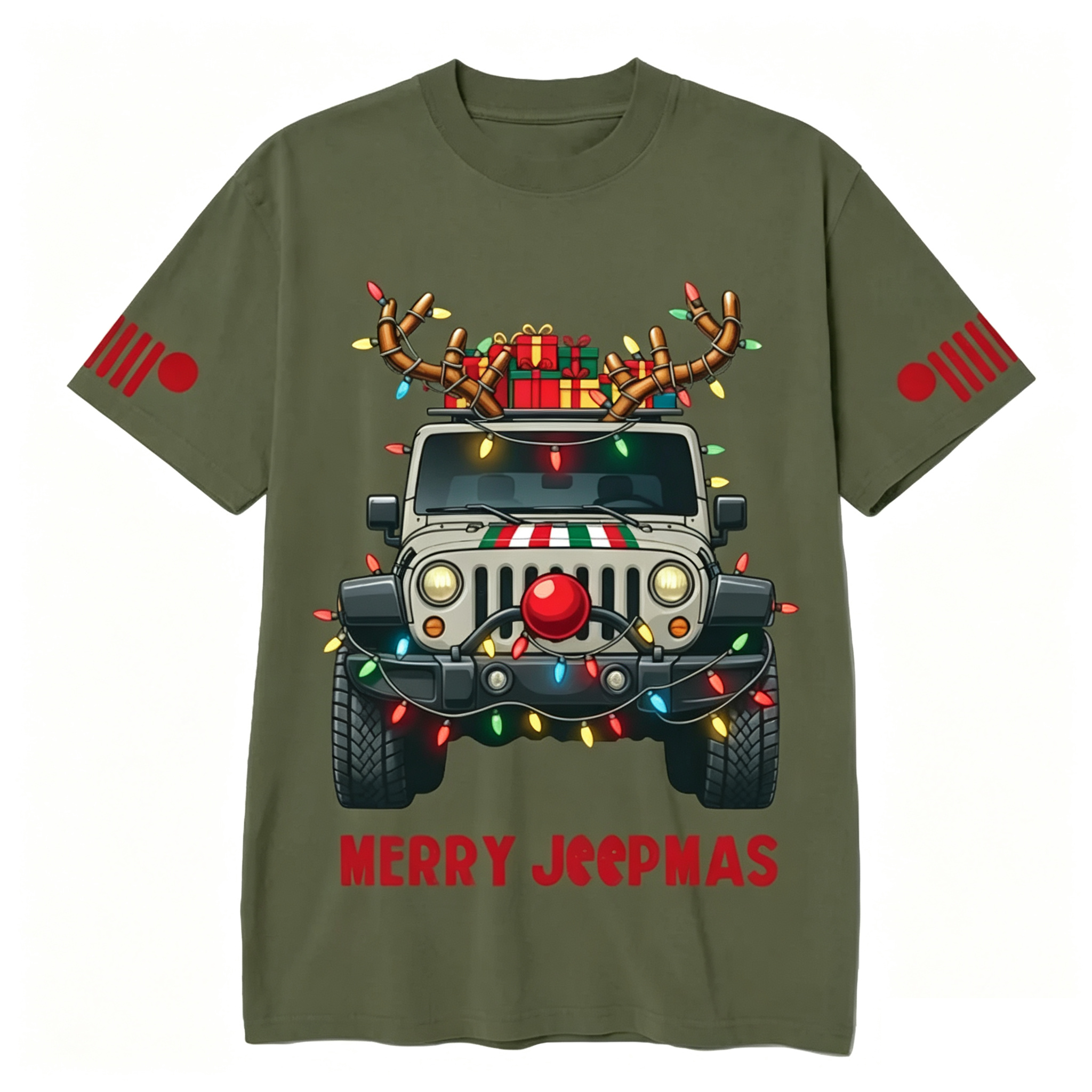 Christmas Offroading Merry Jpmas T-shirt 