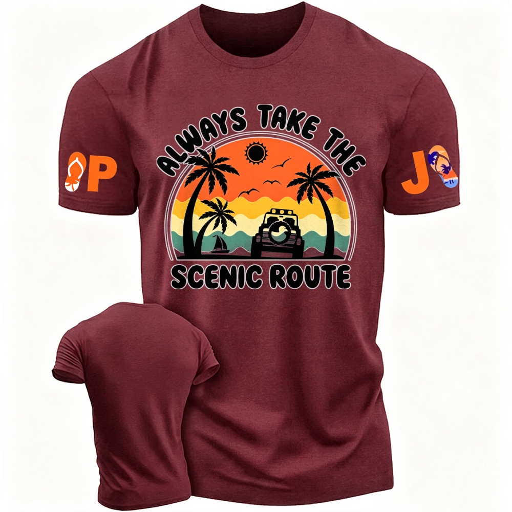 Always Take The Scenic Route  Jp Unisex T-shirt
