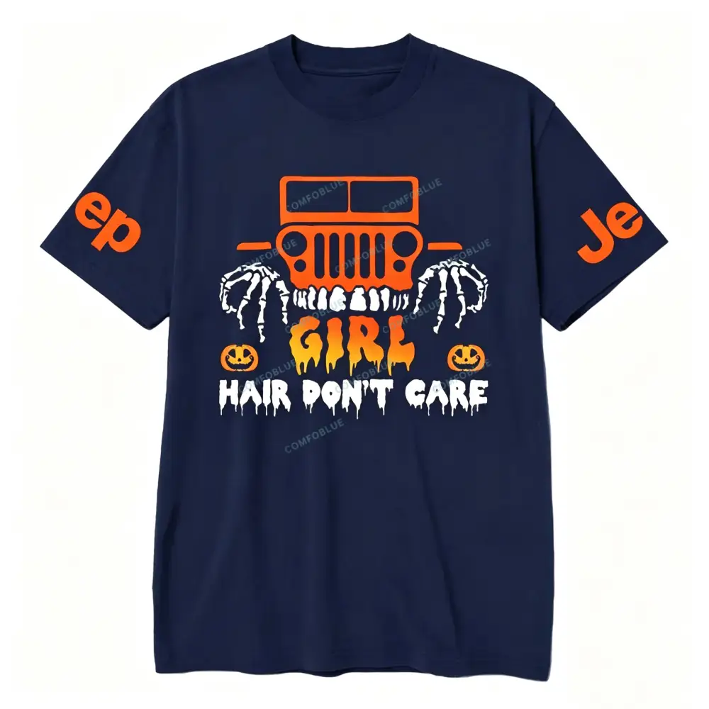 Halloween Girl Hair Don't Jp Unisex T-shirt