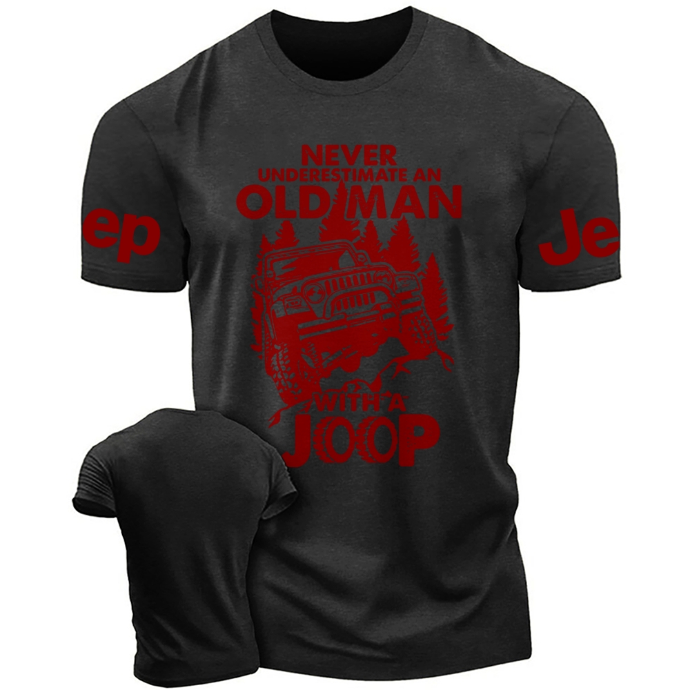 Never Underestimate An Old Man Jp Unisex T-shirt
