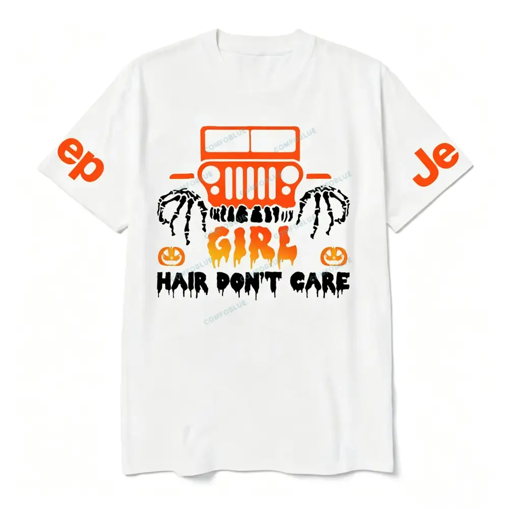 Halloween Girl Hair Don't Jp Unisex T-shirt