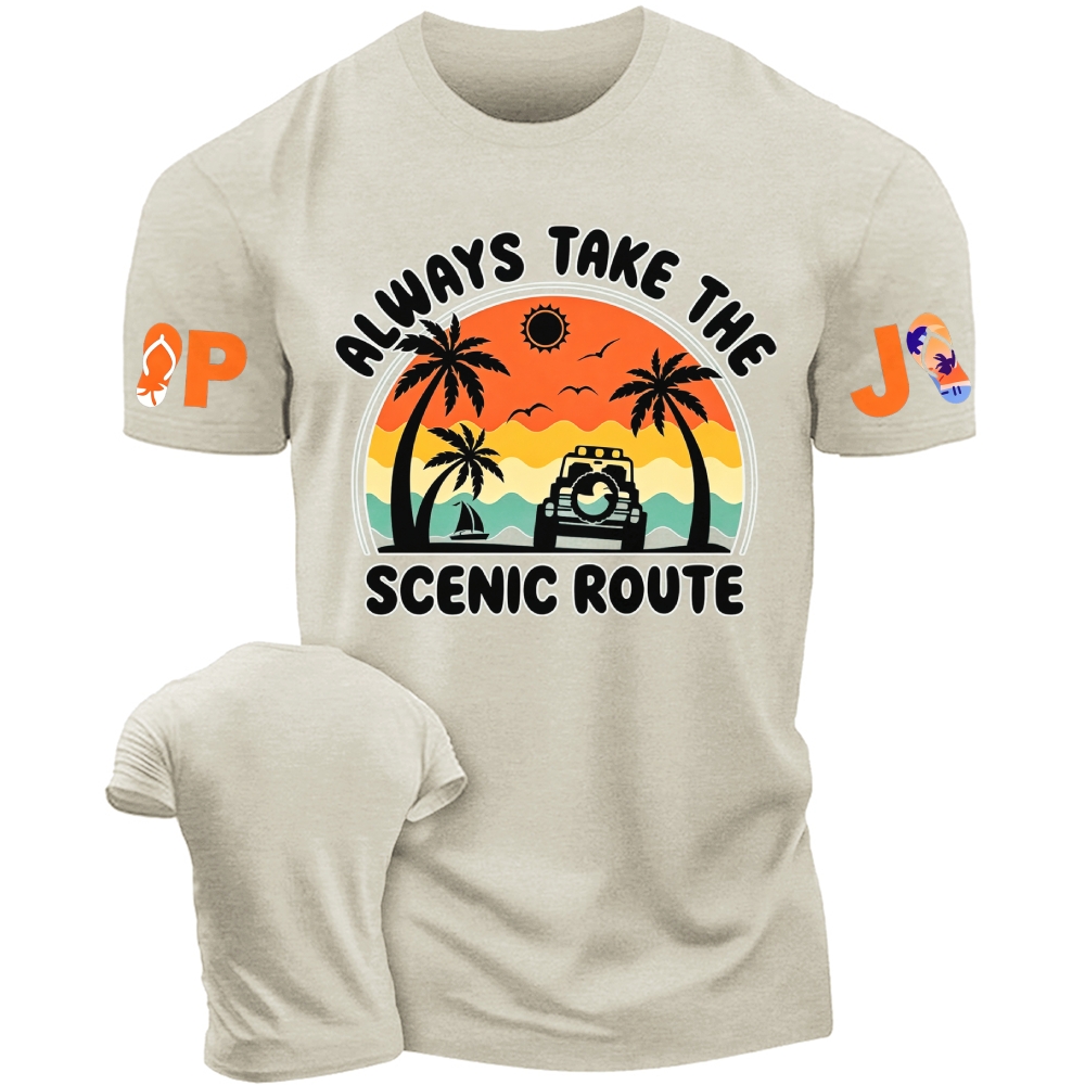 Always Take The Scenic Route  Jp Unisex T-shirt