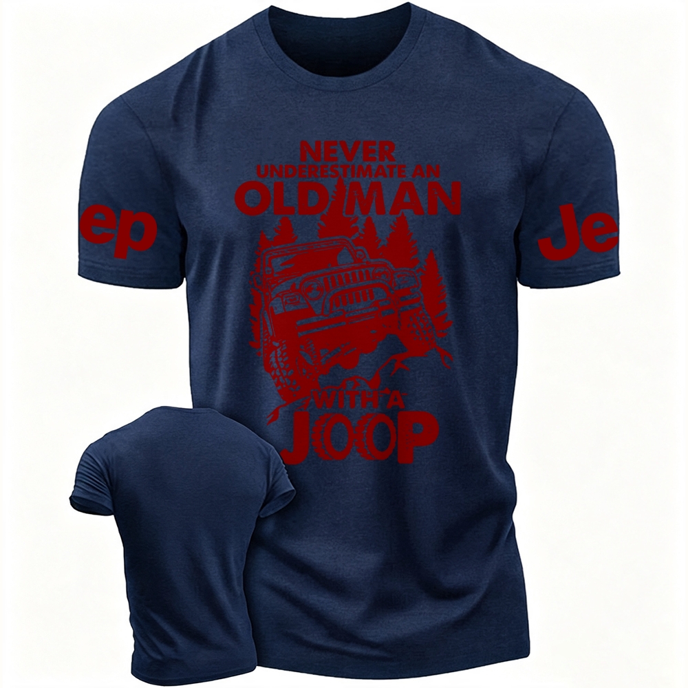 Never Underestimate An Old Man Jp Unisex T-shirt