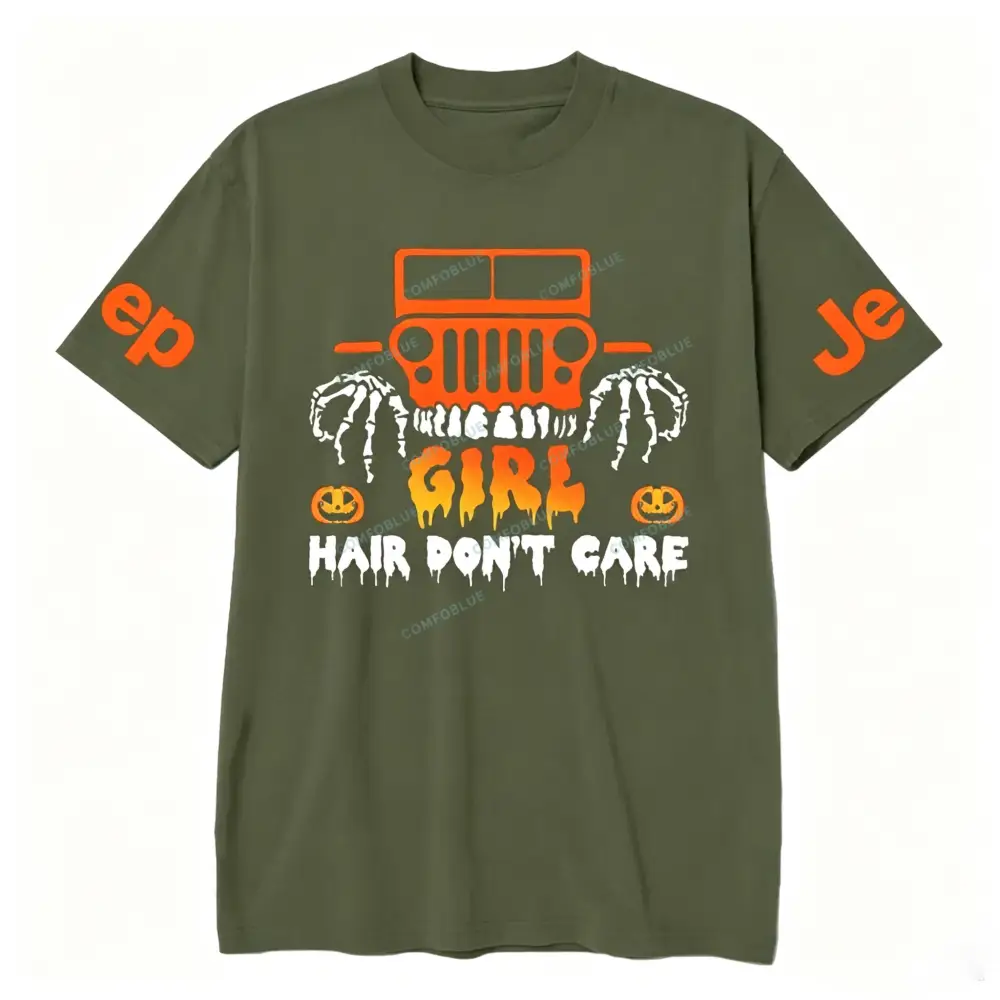 Halloween Girl Hair Don't Jp Unisex T-shirt