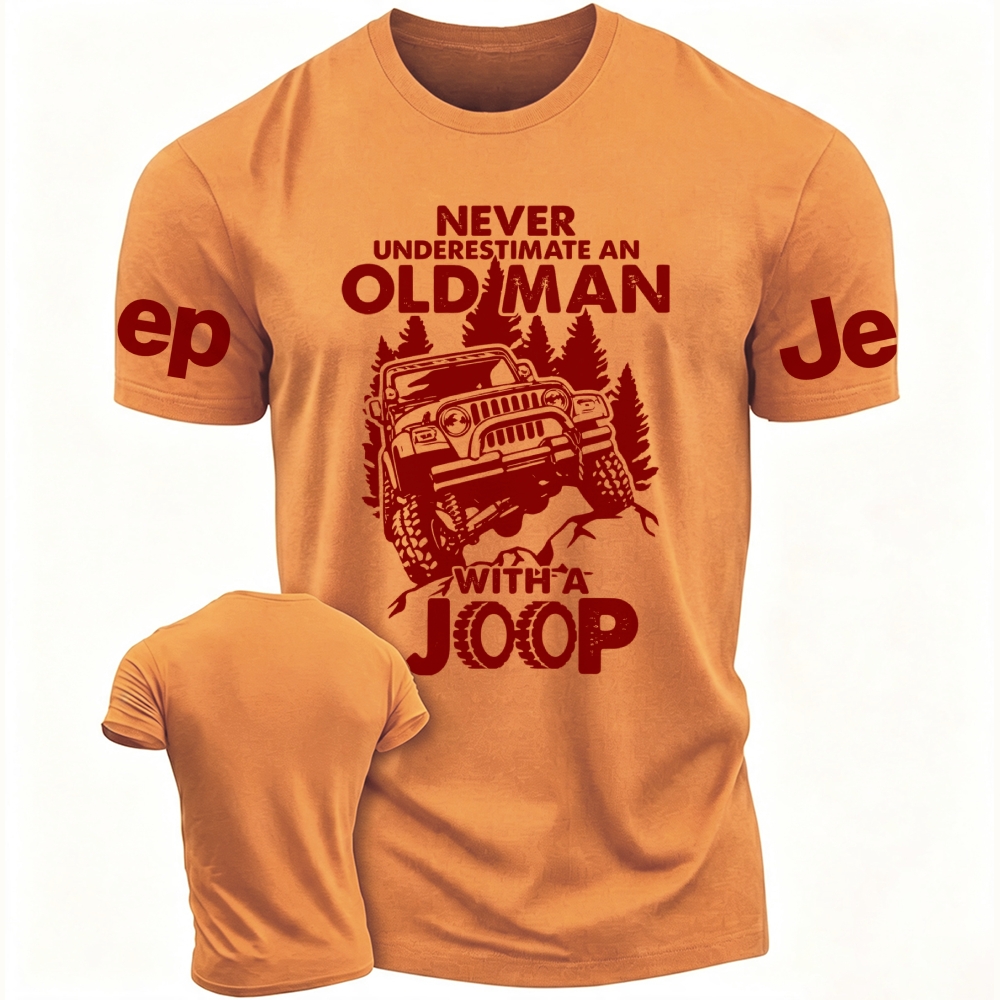Never Underestimate An Old Man Jp Unisex T-shirt