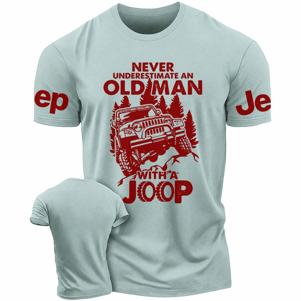 Never Underestimate An Old Man Jp Unisex T-shirt