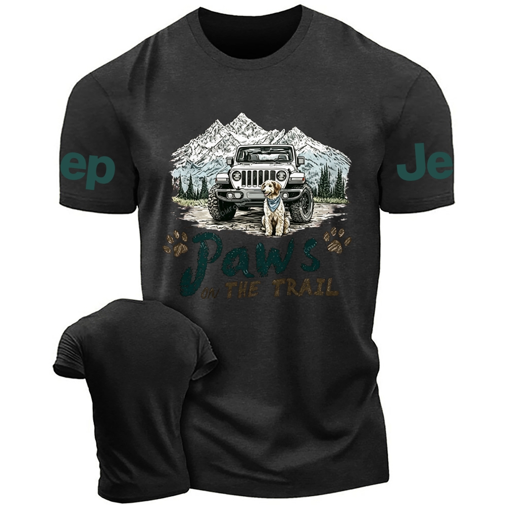 Paws On The Trail Jp Unisex T-shirt
