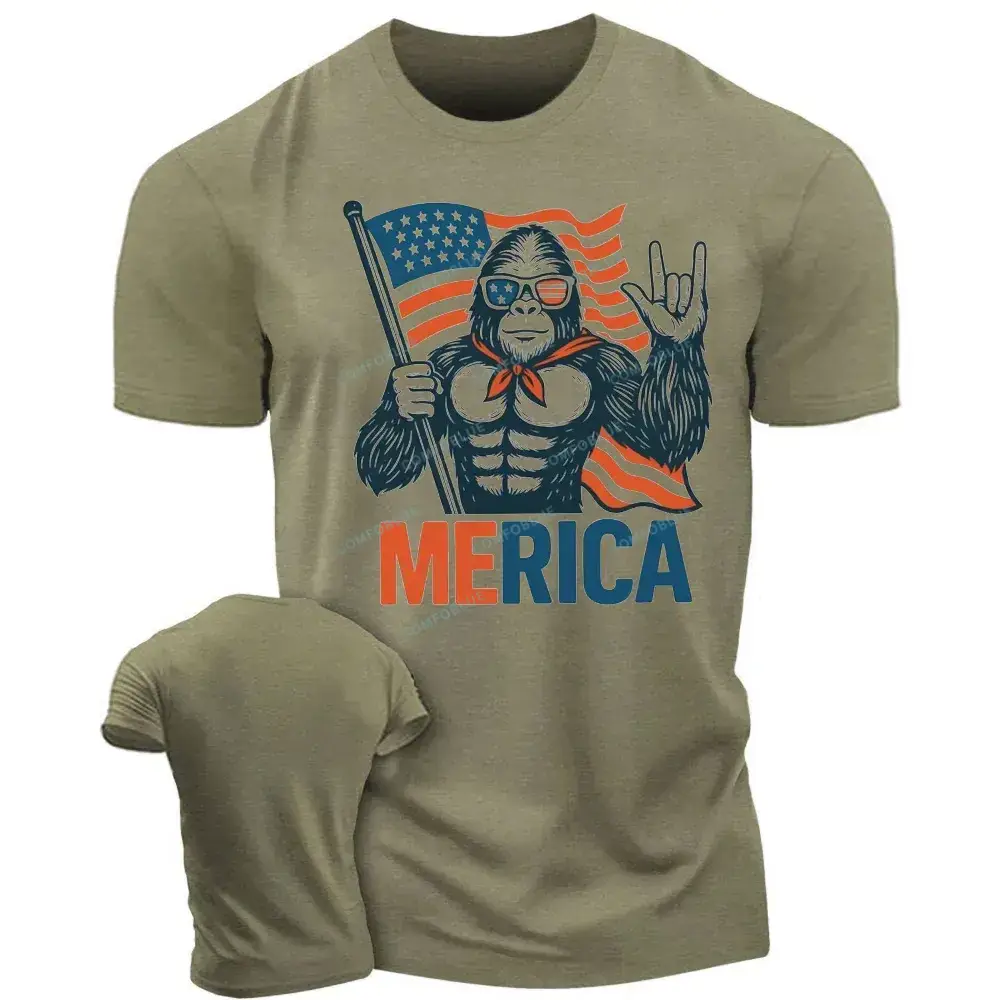 Merica Gorilla Patriotic  Jp Unisex T-shirt