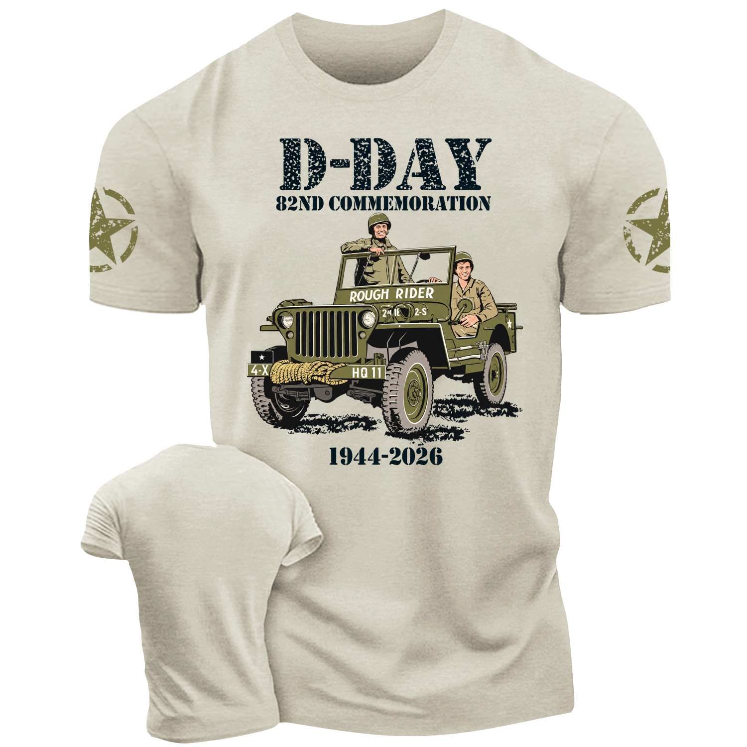 D-DAY 75th Commemoration Veterans Gifts Cotton T-shirt