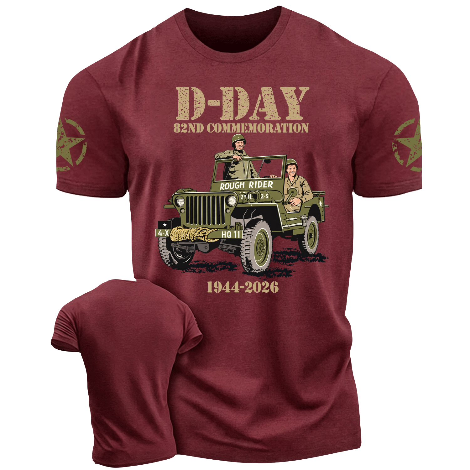 D-DAY 75th Commemoration Veterans Gifts Cotton T-shirt
