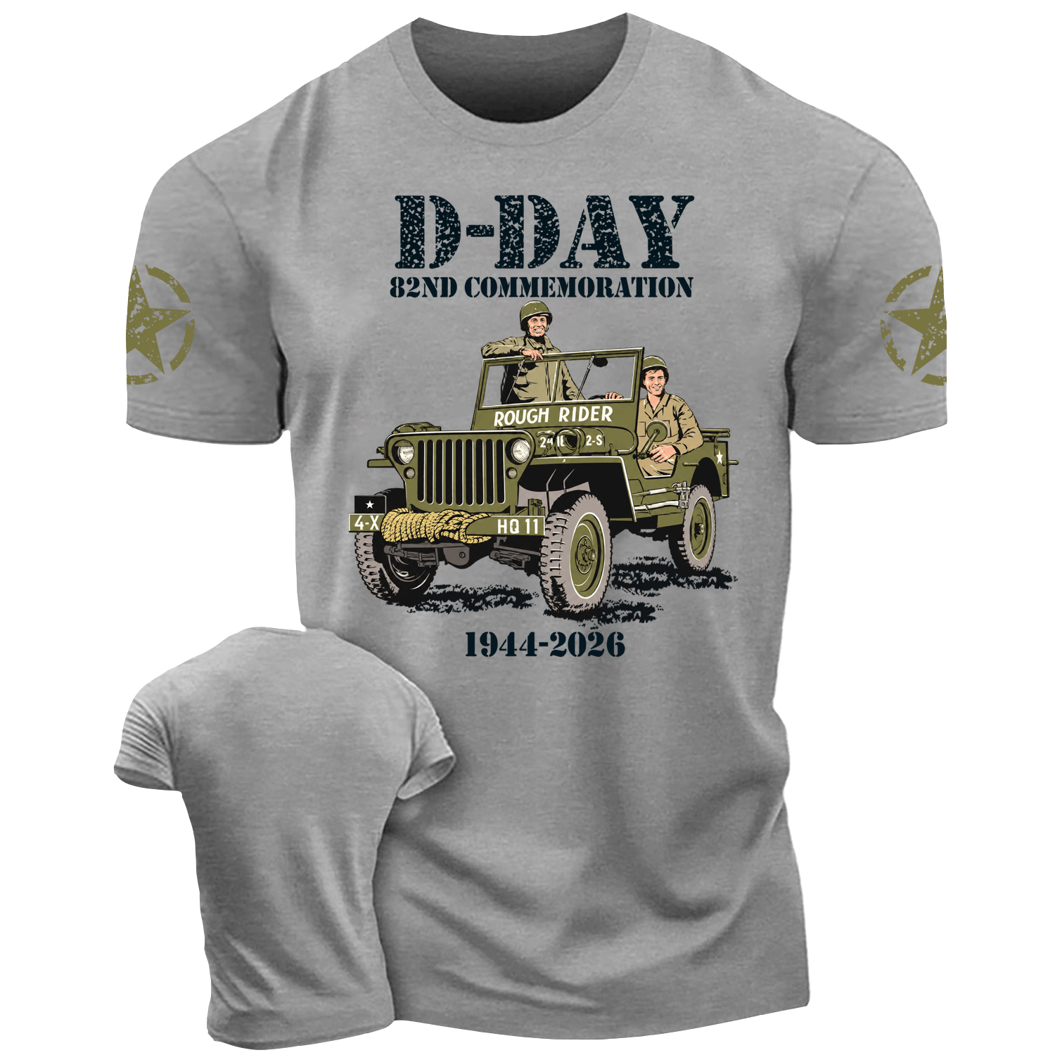 D-DAY 75th Commemoration Veterans Gifts Cotton T-shirt
