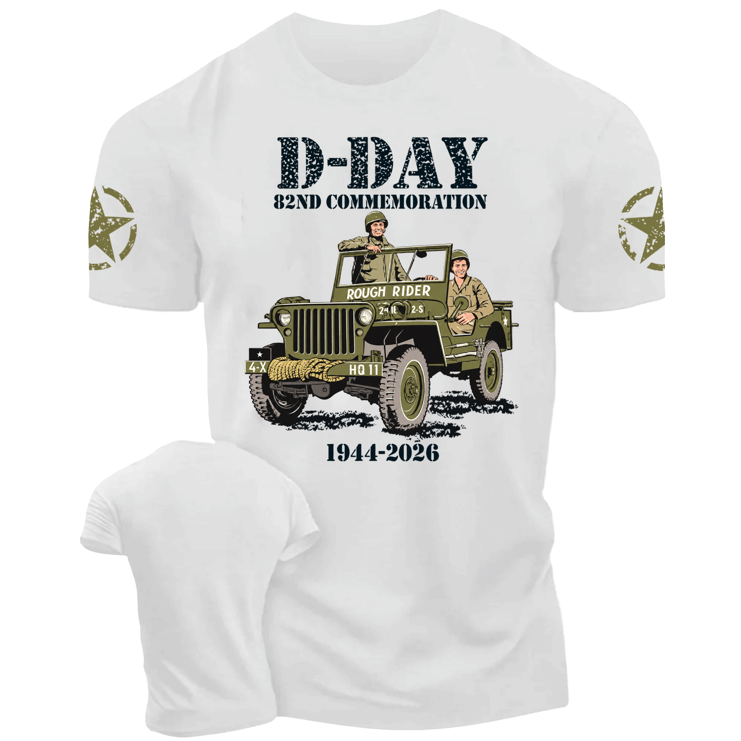 D-DAY 75th Commemoration Veterans Gifts Cotton T-shirt