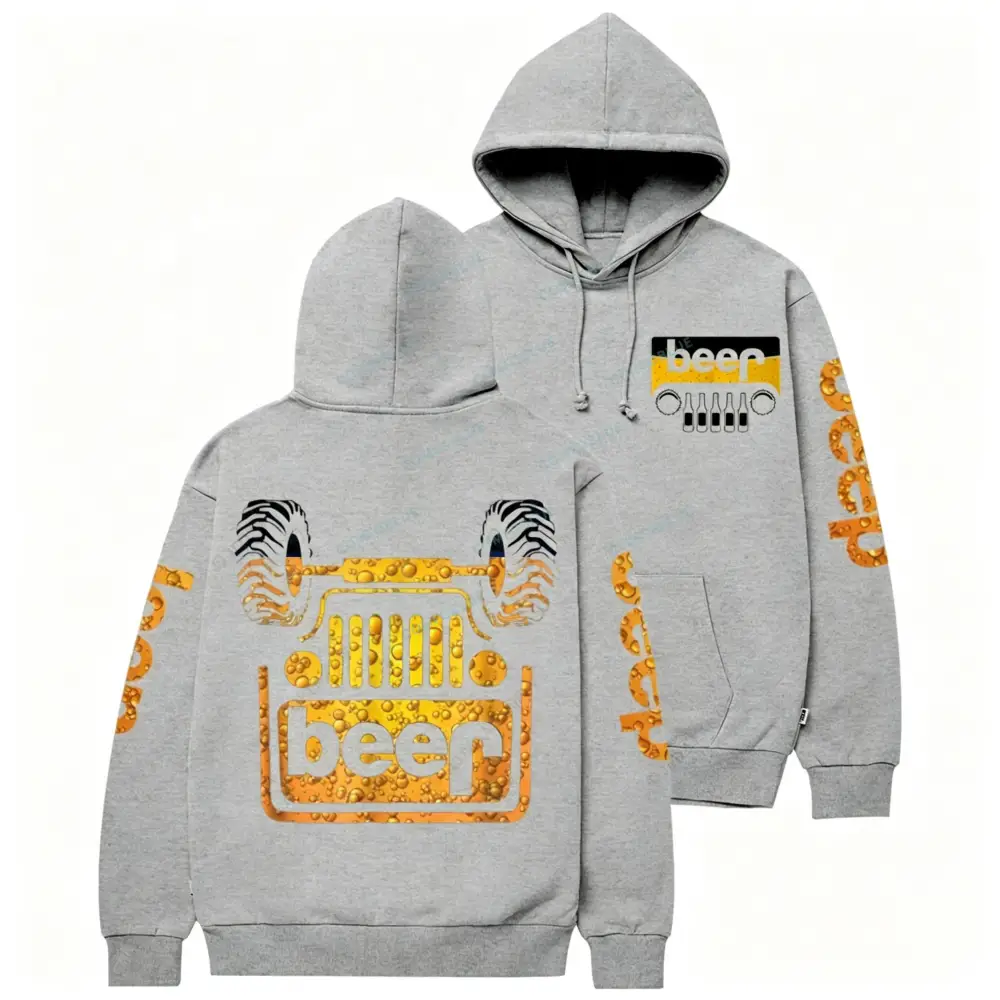 Funny Wrecked Beer Casual Hoodie