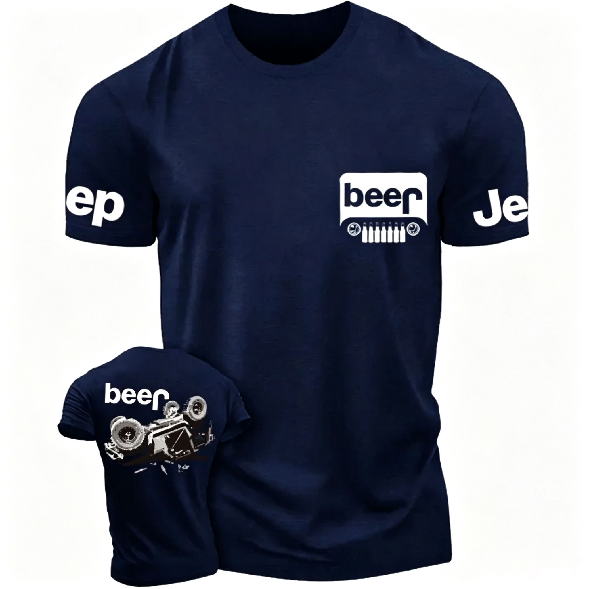 Funny Beer Overturn Jp Offroad Unisex T-shirt