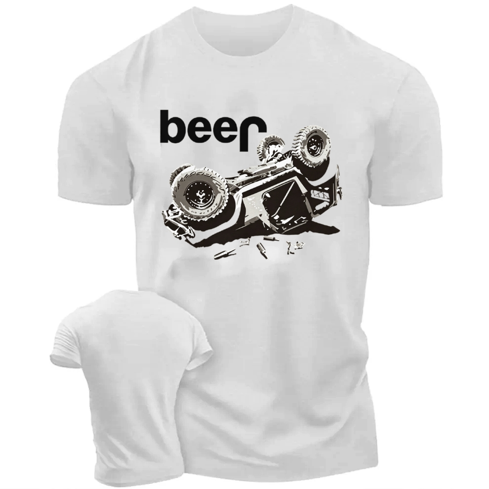 Funny Beer Overturn Unisex T-shirt