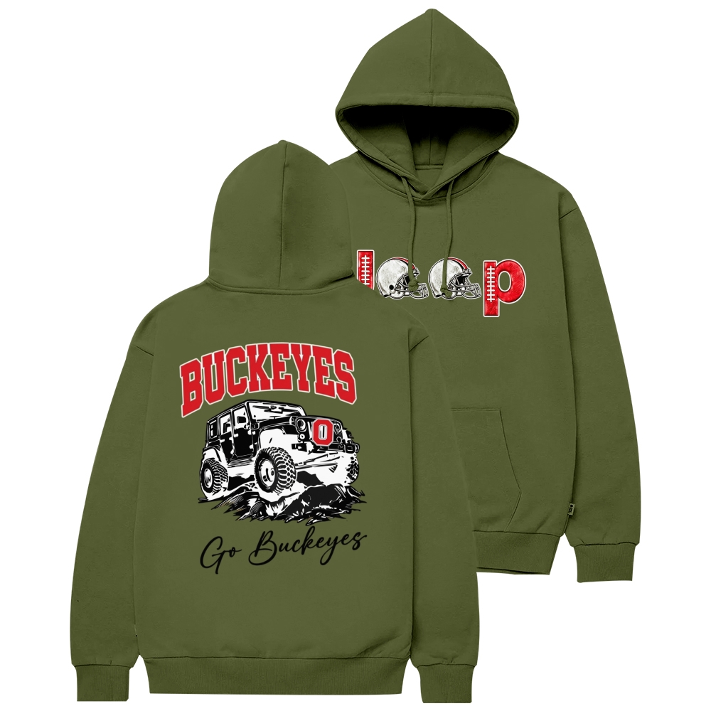 Ohio State Buckeyes X Jp Fans Cotton Hoodie