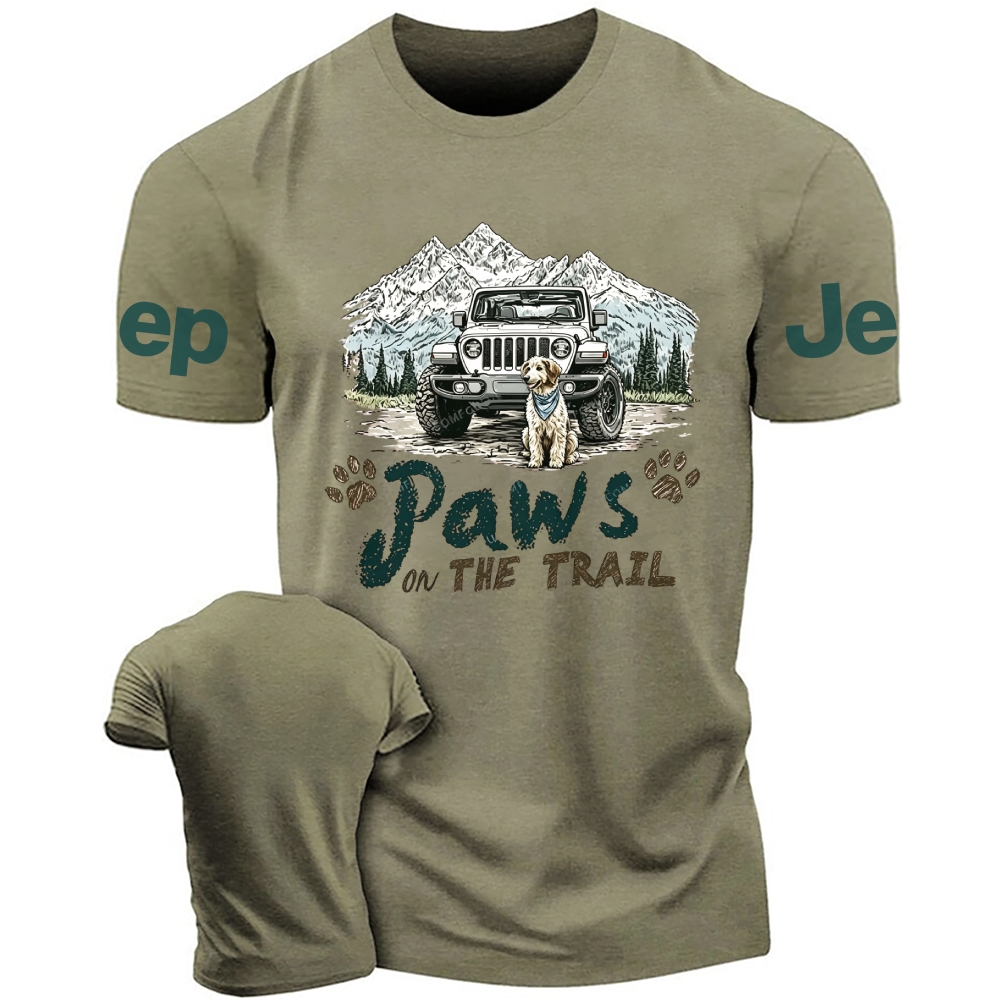 Paws On The Trail Jp Unisex T-shirt