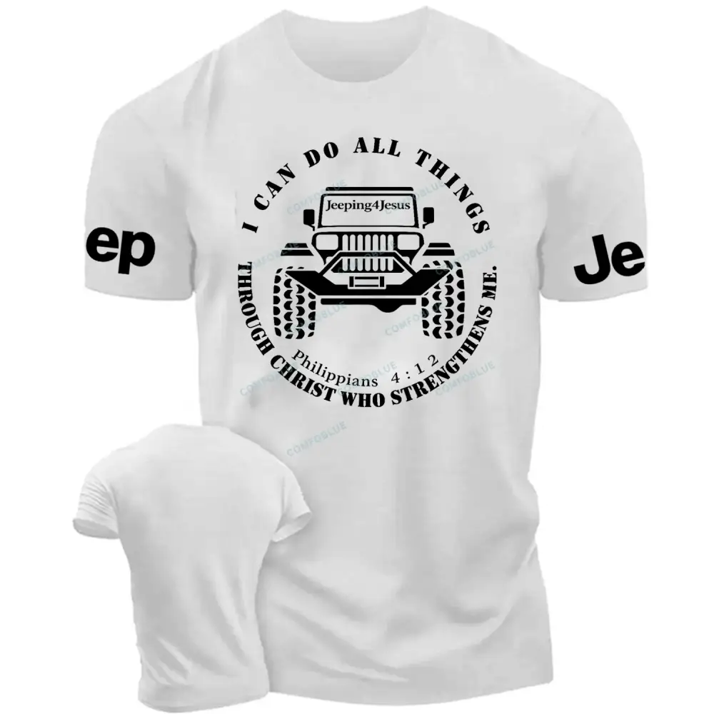 I Can Do Aii Things Cotton T-shirt