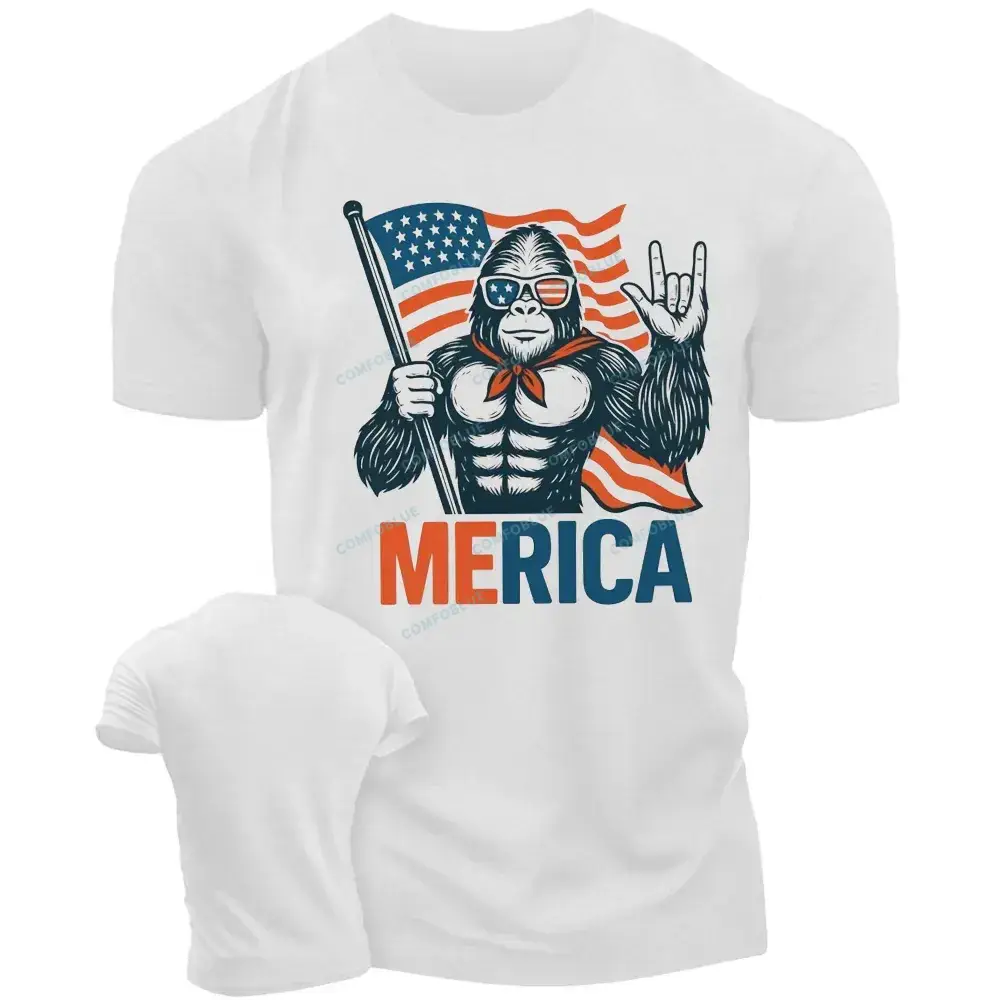 Merica Gorilla Patriotic  Jp Unisex T-shirt