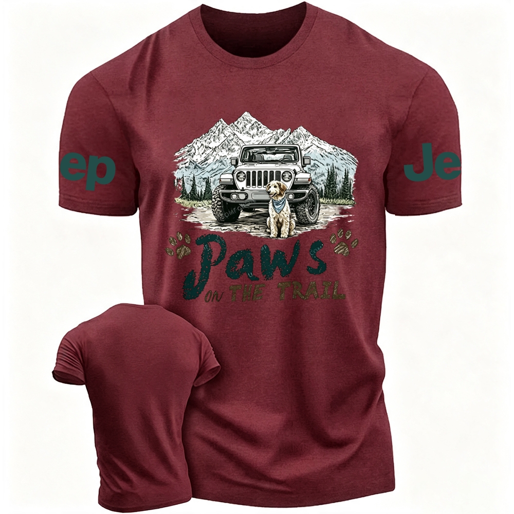 Paws On The Trail Jp Unisex T-shirt