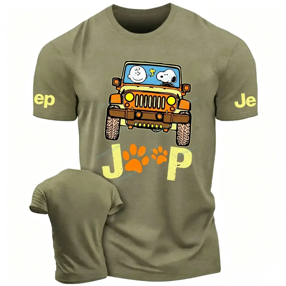 The Puppy And Owner Are Driving Unisex T-shirt
