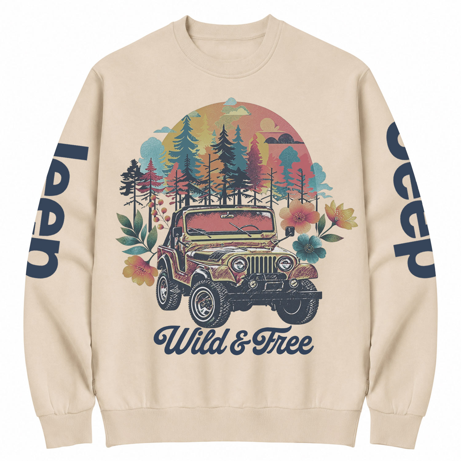 Women's Jp Girls Trip Cotton Sweatshirt