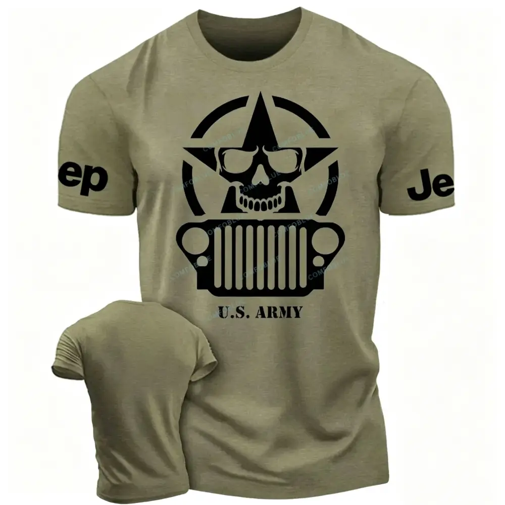 Skull Star Willys U.S. Army Jp Unisex T-shirt