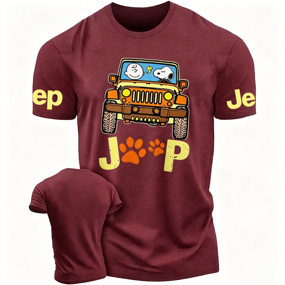 The Puppy And Owner Are Driving Unisex T-shirt
