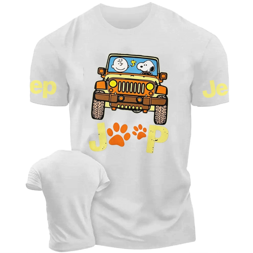 The Puppy And Owner Are Driving Unisex T-shirt