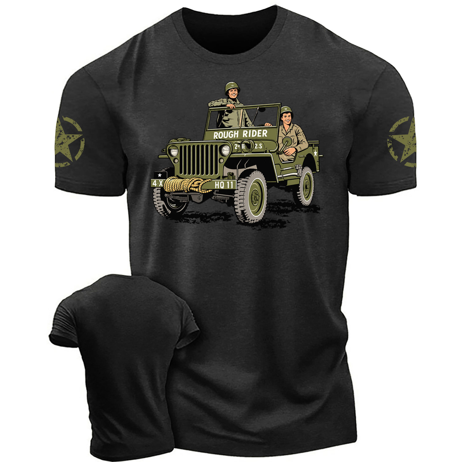Rough Rider 'GP' And General Ted Roosevelt Cotton T-shirt