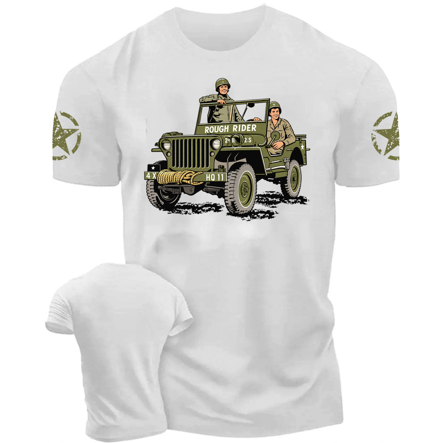 Rough Rider 'GP' And General Ted Roosevelt Cotton T-shirt