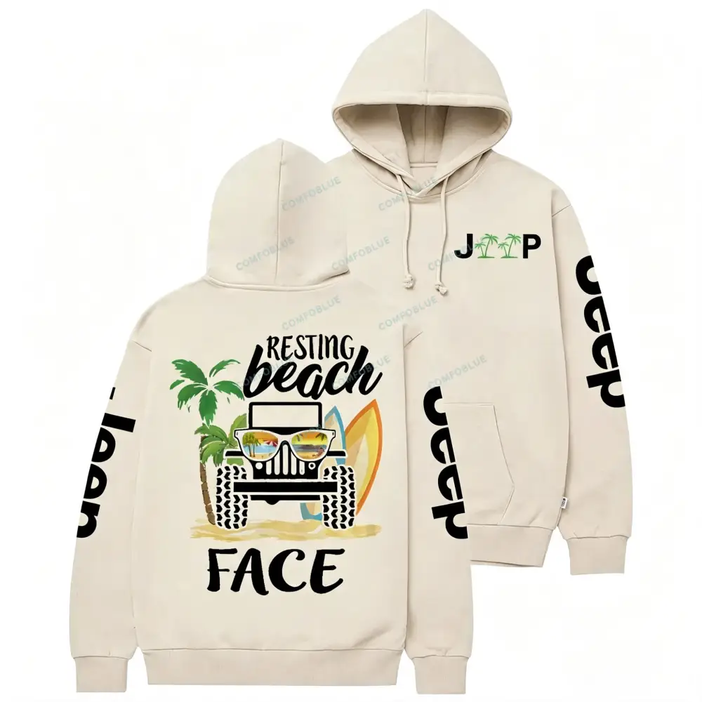 Resting Beach Face Surf Jp Unisex Hoodie