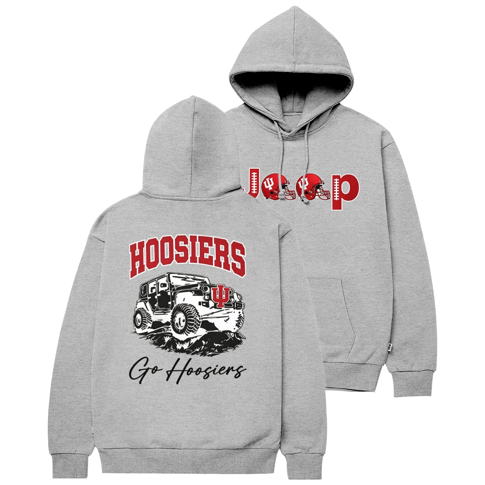 Indiana Hoosiers x Jp fans Cotton Hoodie