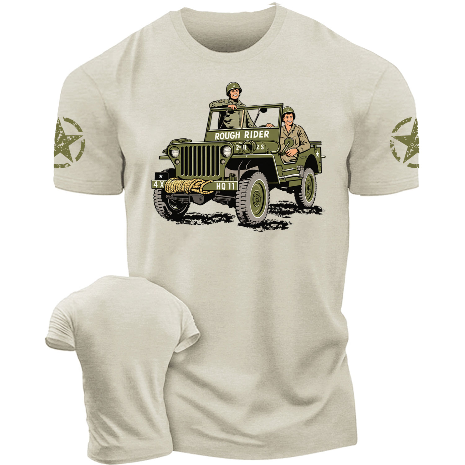 Rough Rider 'GP' And General Ted Roosevelt Cotton T-shirt