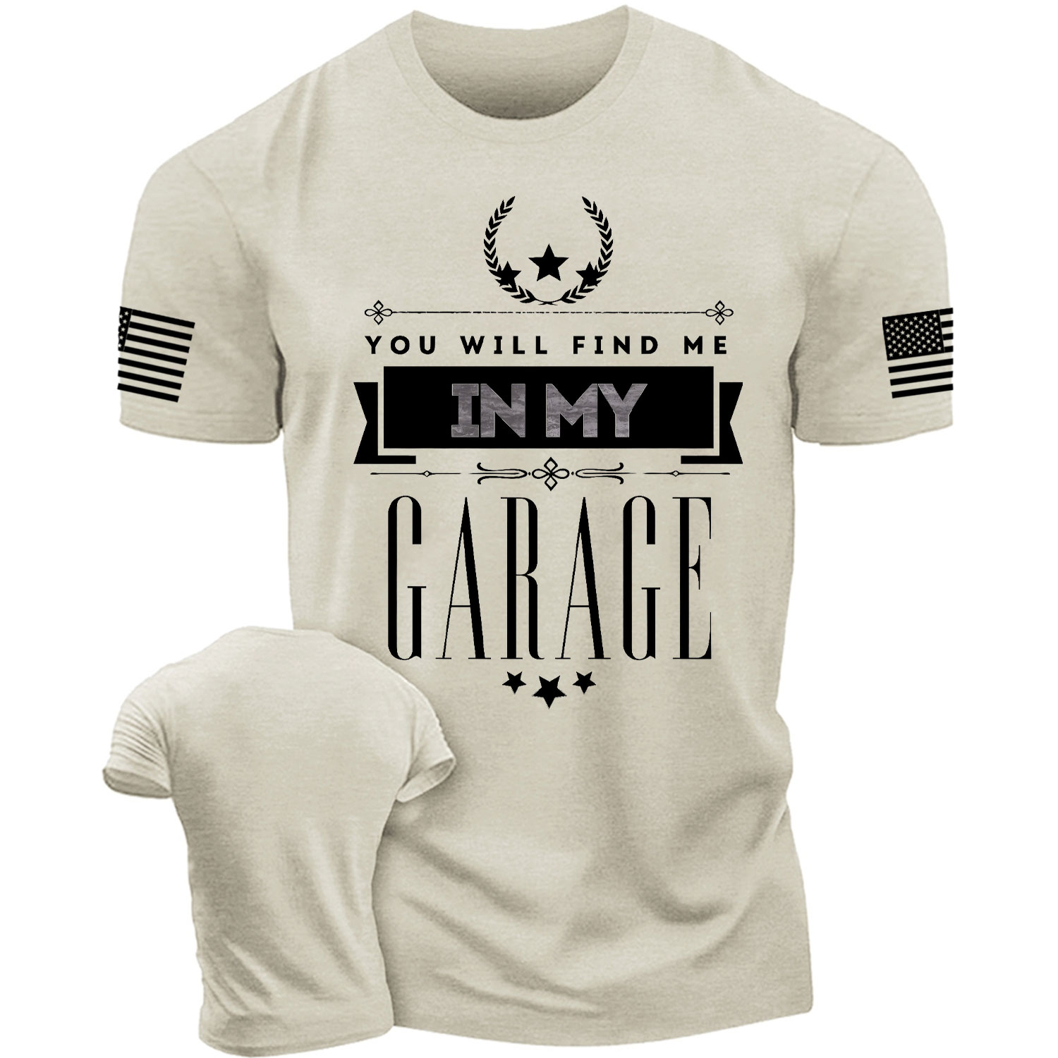 Me In My Garage Cotton T-shirt