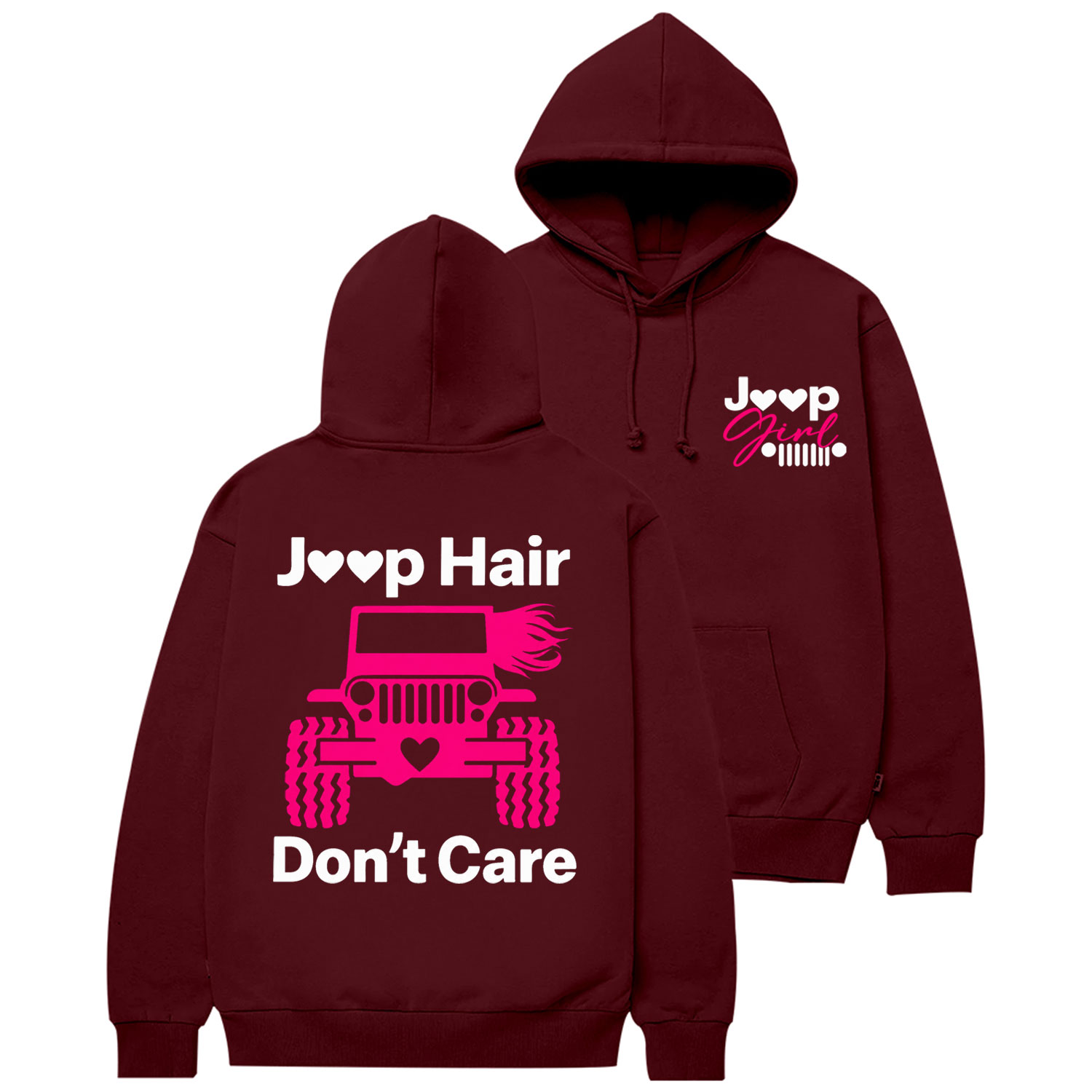 Jp Hair Don't Care Cotton Hoodie