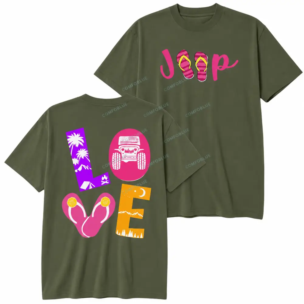American Offroad Beach Love  Jp Unisex T-shirt
