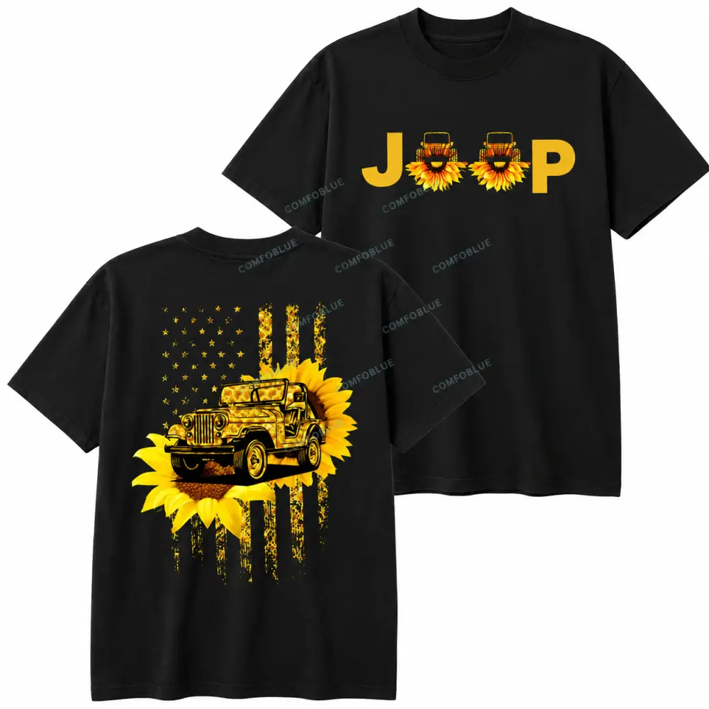 American Flag Sunflower Jp Unisex T-shirt