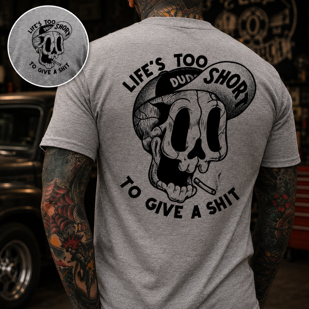 Funny Skull Unisex T-shirt