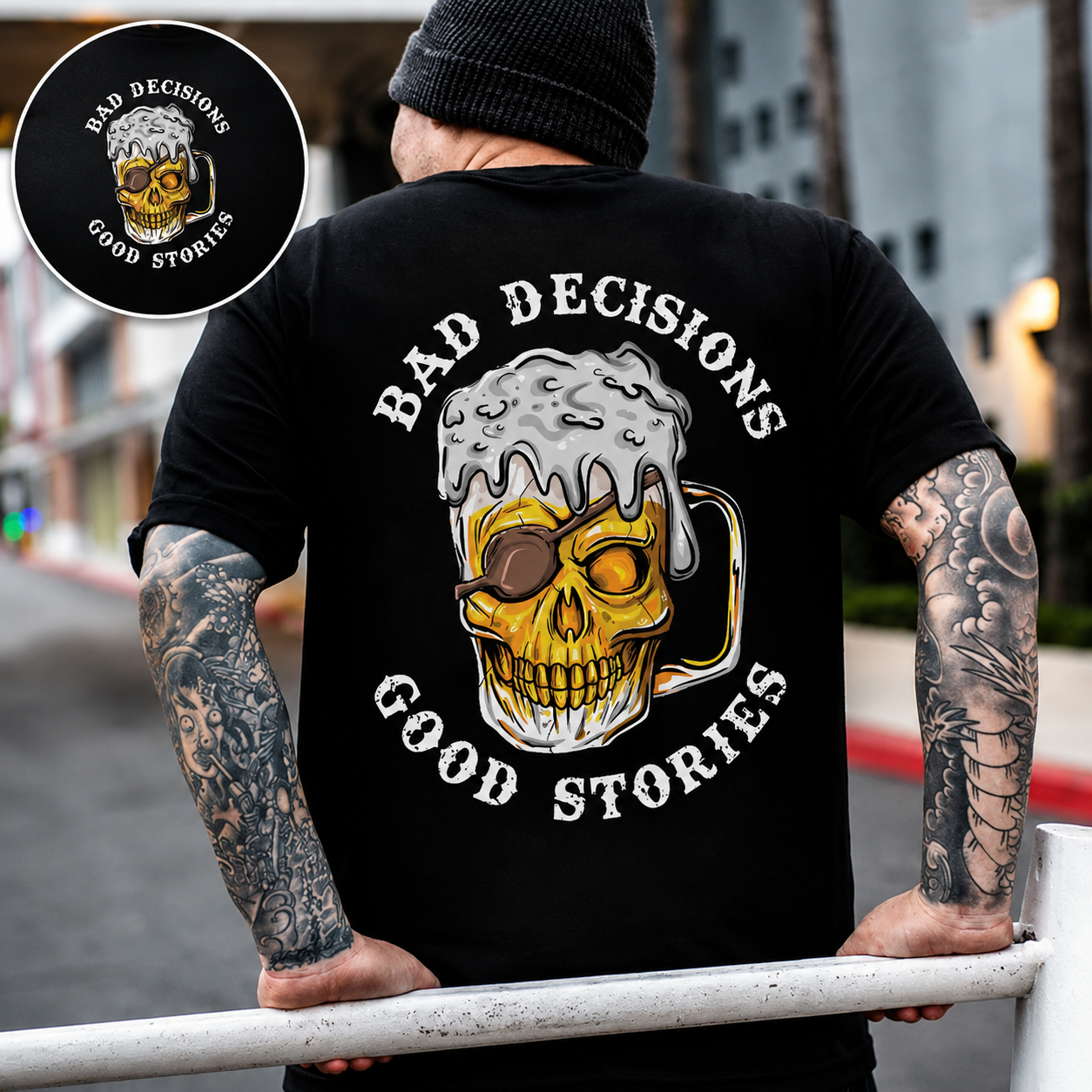 Bad Decisions Good Stories Unisex T-shirt