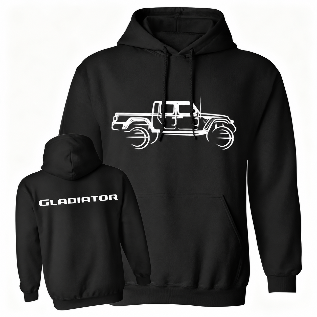 Gladiator Back Outline Jp Unisex Hoodie