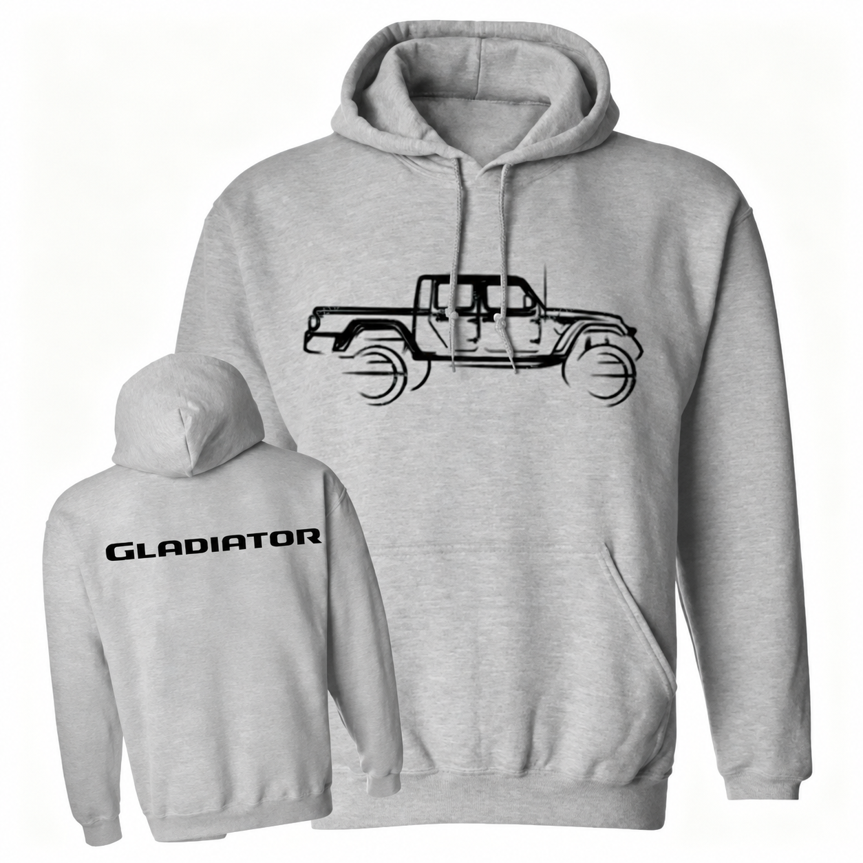 Gladiator Back Outline Jp Unisex Hoodie