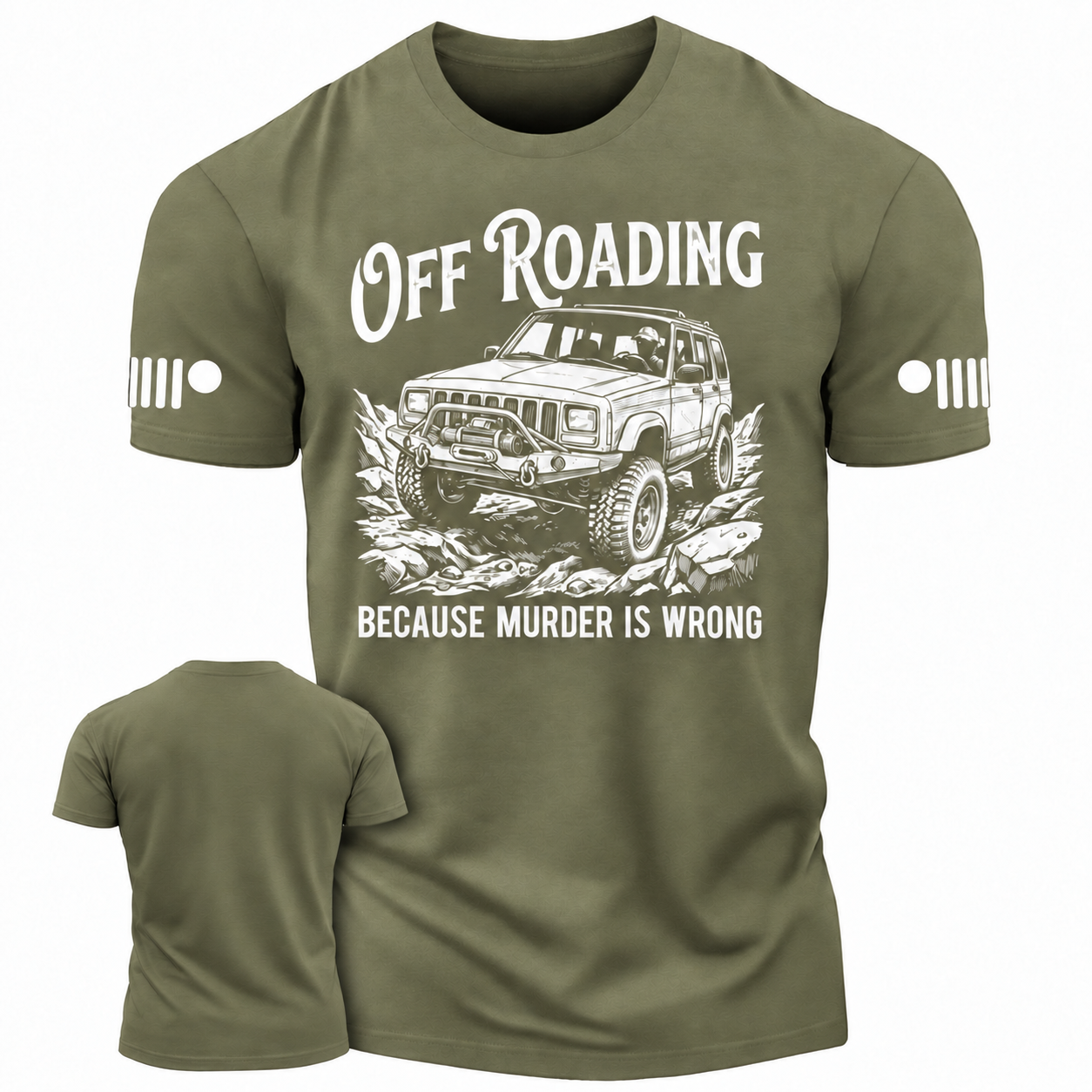 Cherokee XJ Funny Murder Is Wrong Unisex T-Shirt
