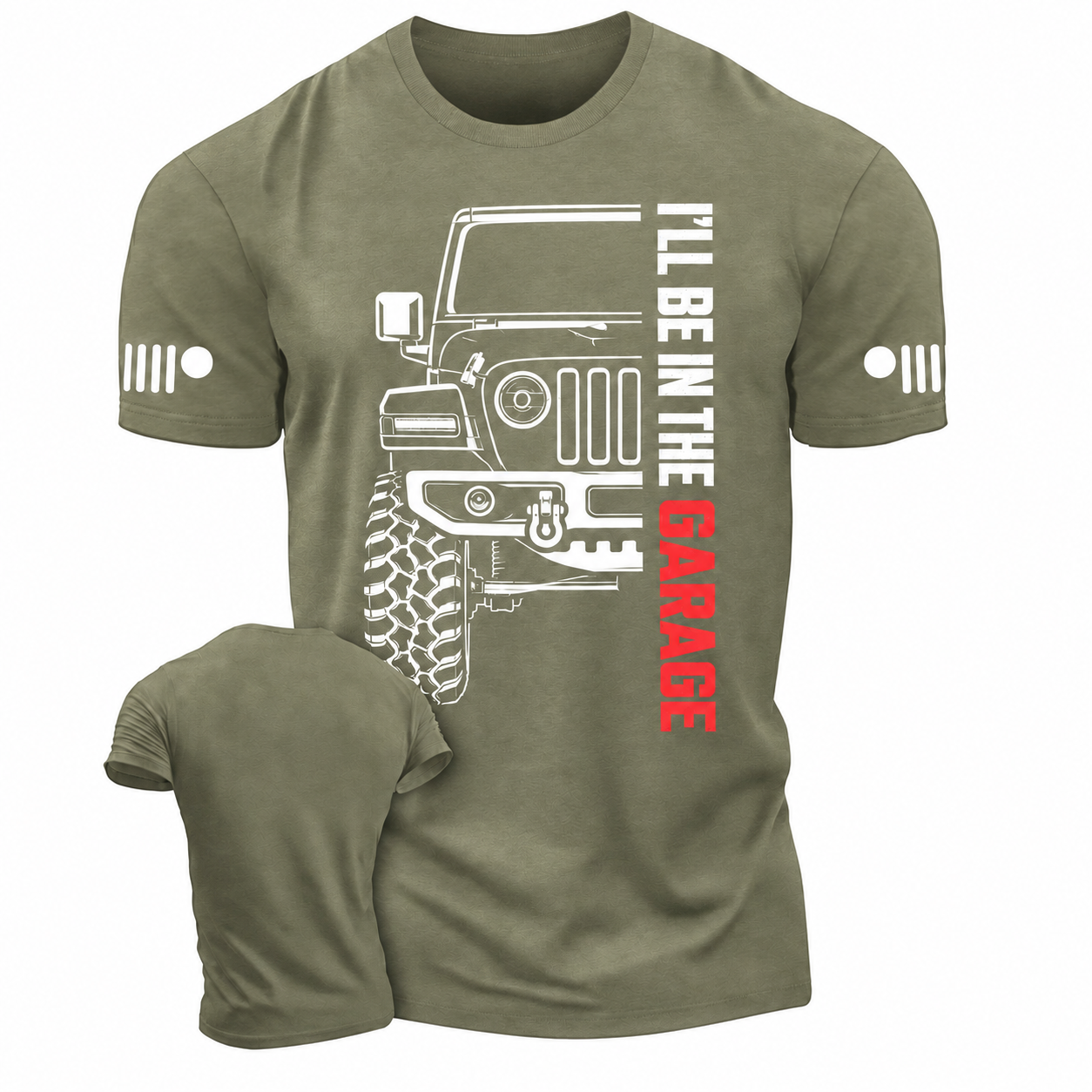 I'll Be in the Garage Tire Unisex T-Shirt