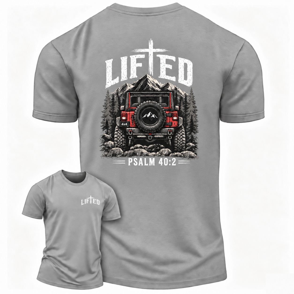 "Lifted" 4x4 40:2 Off-Road Unisex T-Shirt