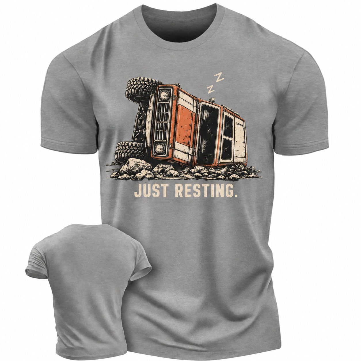 JUST RESTING 4*4 Funny Design Unisex T-Shirt