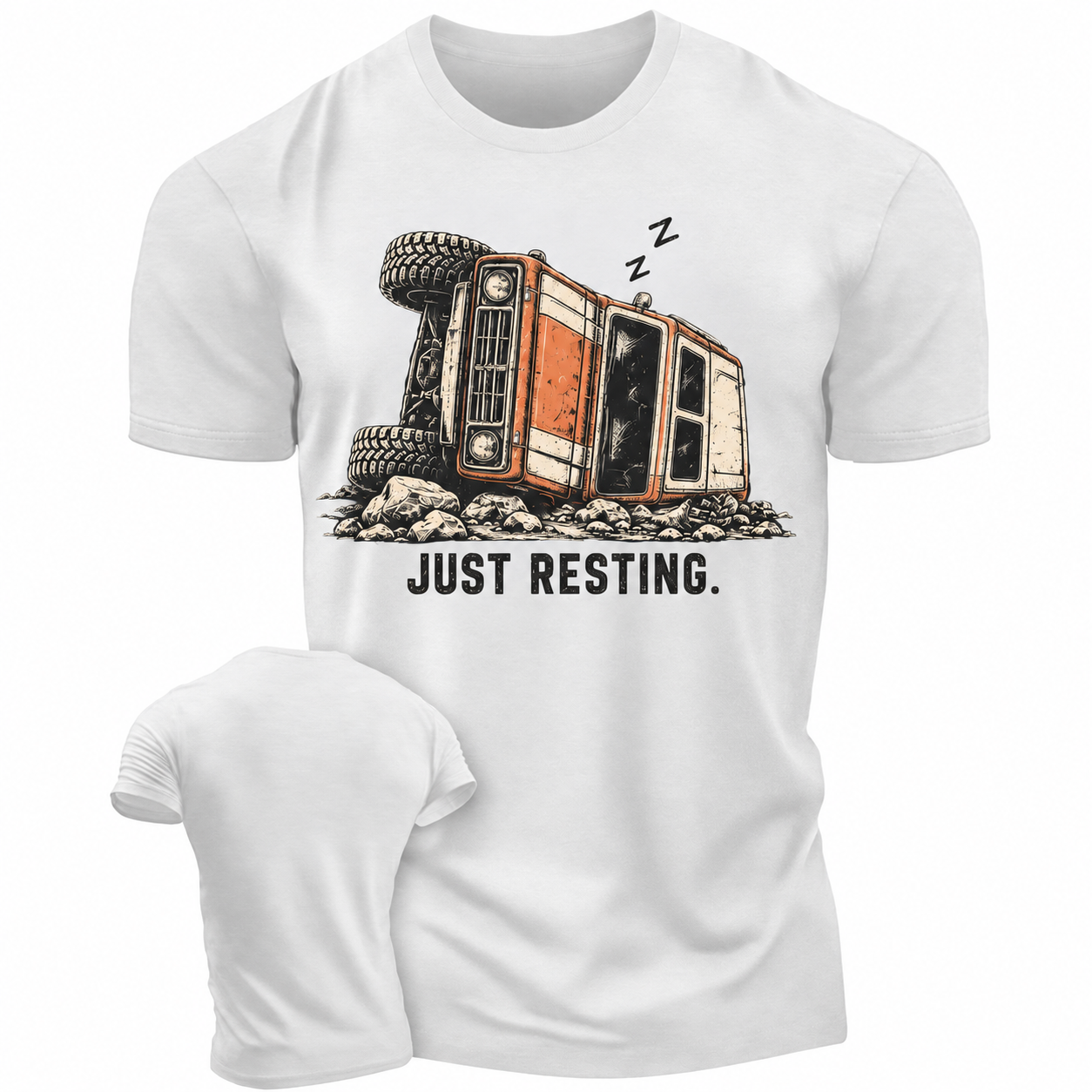 JUST RESTING 4*4 Funny Design Unisex T-Shirt