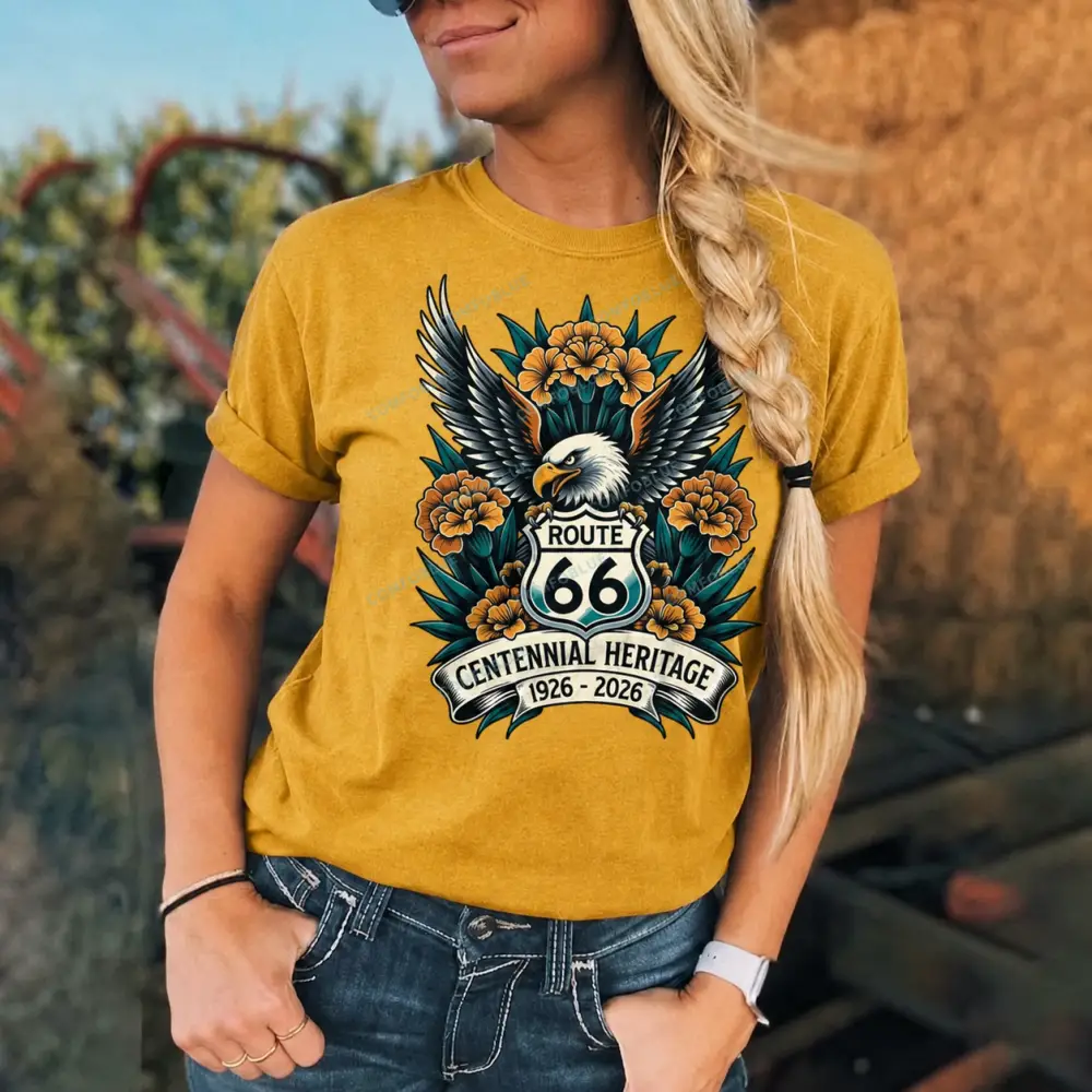 Route 66 Eagle Centennial Unisex T-shirt