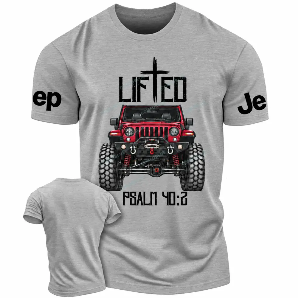 Christian "Lifted" 4x4 Truck Cotton T-Shirt