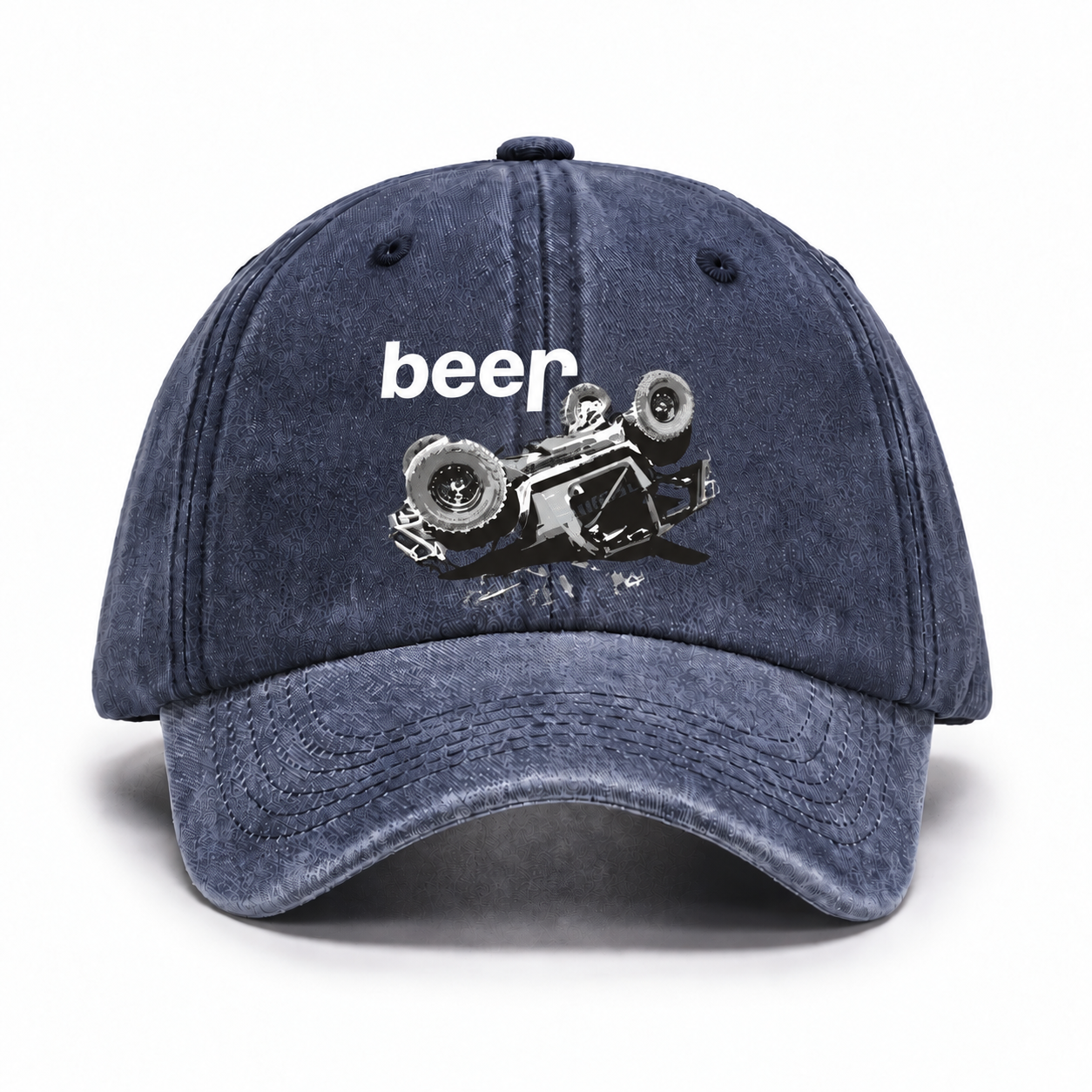 Funny Beer Overturn Jp Offroad Baseball Cap